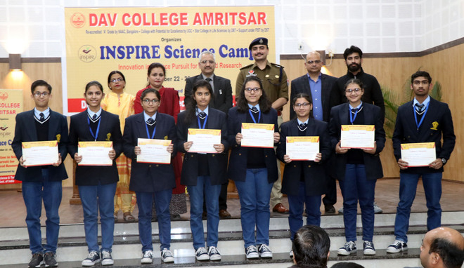Five-day science camp concludes at DAV College