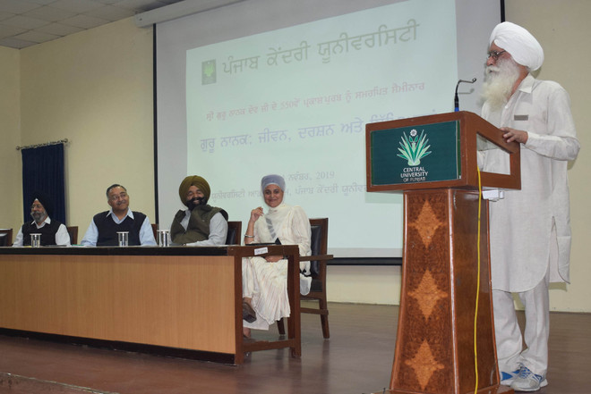 Seminar on Guru Nanak's life at CUPB