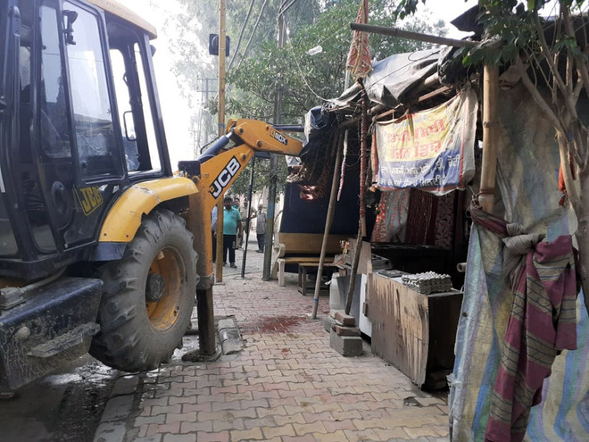 Encroachments removed
