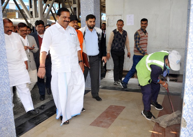 Cleaning during inspection takes Railway Board team by surprise