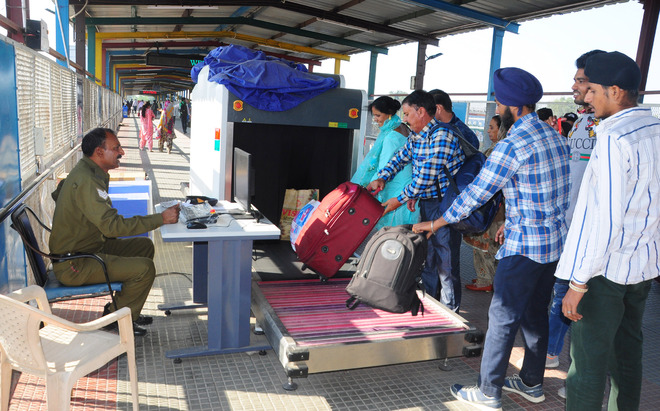 Baggage scanner machine installed at railway station