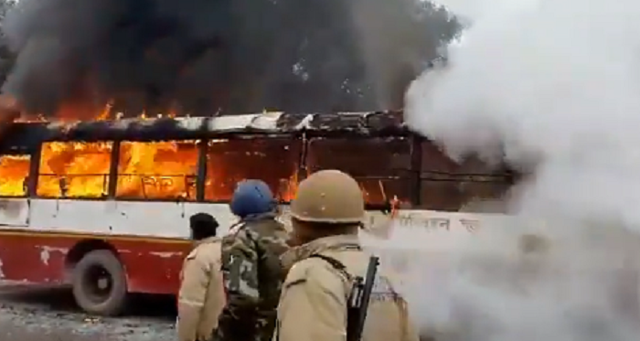 CAA protests: Man dies of firearm injury in Lucknow; buses burnt in Sambhal