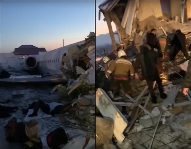 14 killed, 35 hurt as plane crashes in Kazakhstan