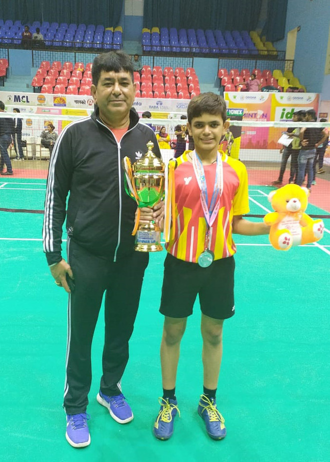 City-based Lakshay wins 2 medals in national badminton tourney