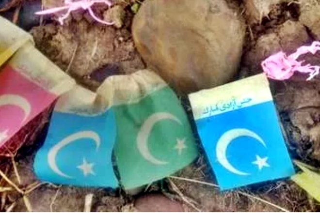 Pak flags with ‘azadi’ slogan found in Una’s Tahliwal
