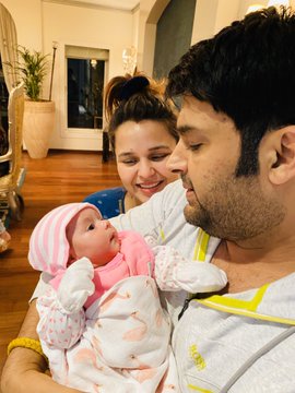 Kapil Sharma holds his daughter, Anayra, in never-seen-before pictures; Twitter calls her an ‘angel’