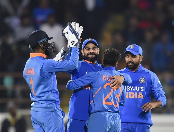 Kuldeep, Rahul star as India beat Australia by 36 runs; level series