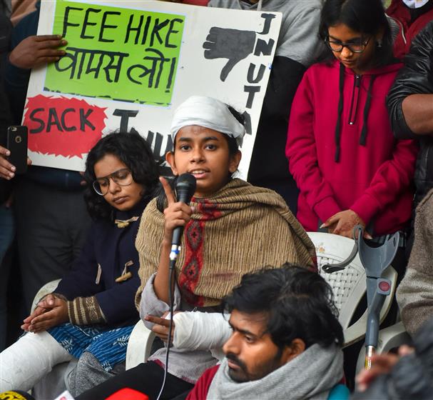 It was an organised attack, says JNUSU president Aishe Ghosh about violence on campus