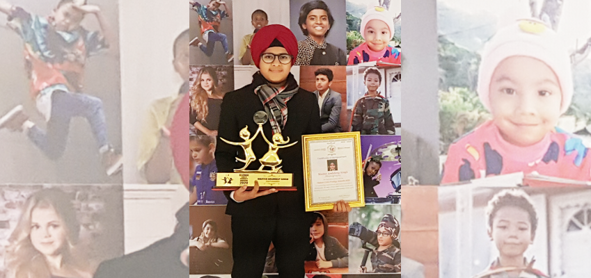 City lad wins Global Child Prodigy Award