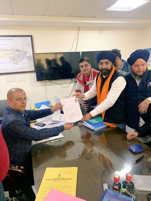 Known for courting controversies on and off Twitter, Tajinder Bagga files nomination from Hari Nagar