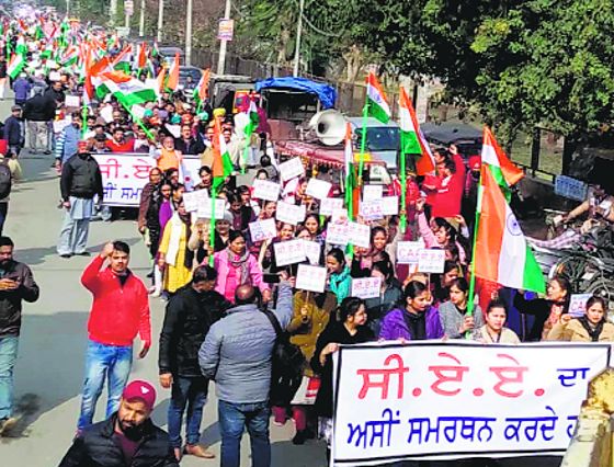 Rally in support of CAA held