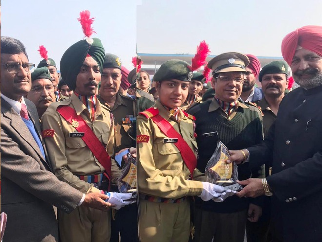 2 DAV College NCC cadets awarded in R-Day function