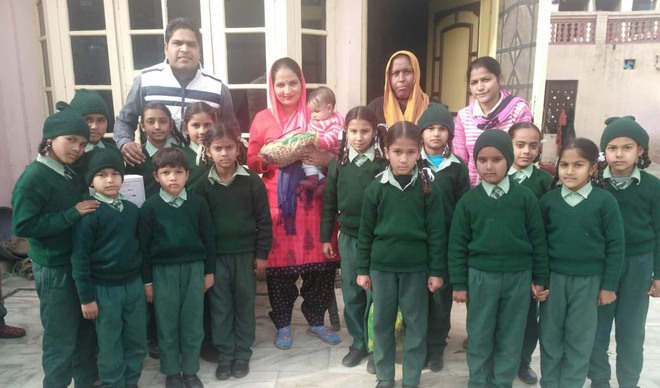 Lohri glee: This village teacher visits newborn girls with goodies