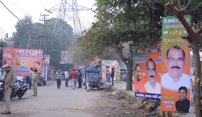 Hoardings galore as leaders welcome new state BJP chief