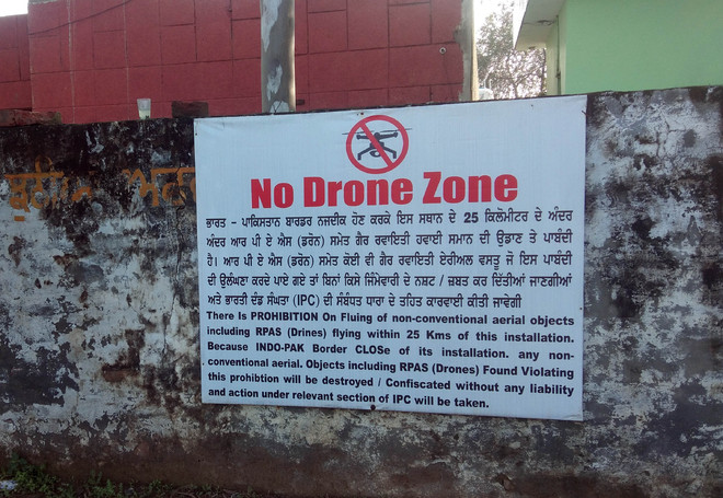 Border area declared ‘no drone zone’