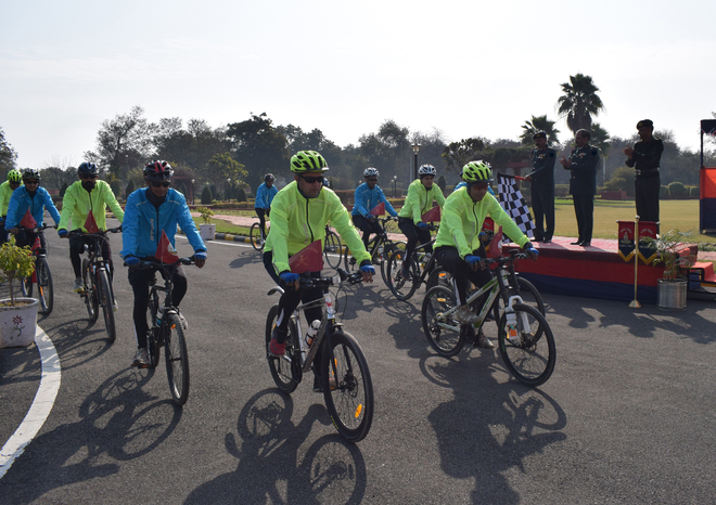 Cycle expedition to address issues of veterans concludes