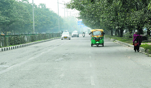 Challans OK, but where are road markings in Chandigarh?