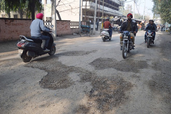 Potholed roads pose risk to motorists