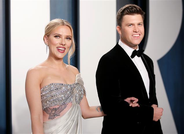 Scarlett Johansson ties knot with comedian Colin Jost : The Tribune India