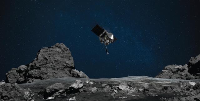 NASA spacecraft grabs sample of rocks from asteroid
