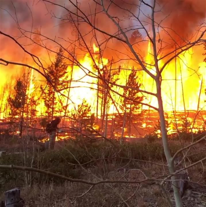 ‘Fingers crossed and prayers’: Colorado wildfire kills couple, forces more evacuations