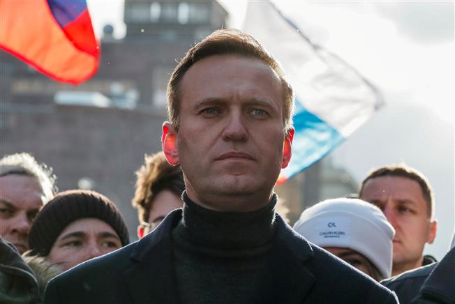 Russia’s Navalny accuses Putin of being behind poisoning