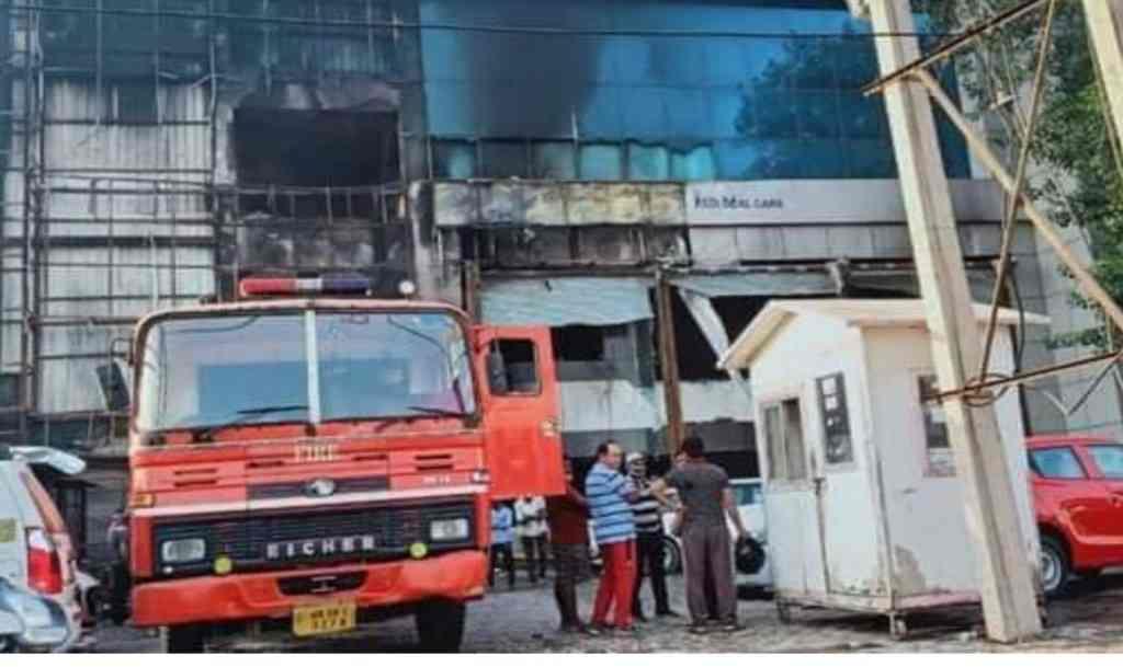 Fire breaks out at car showroom in Faridabad; 20 cars, other vehicles gutted