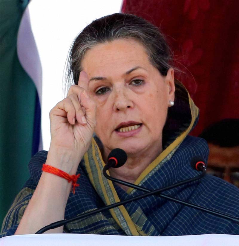 Indian democracy passing through its ‘most difficult phase’: Sonia Gandhi