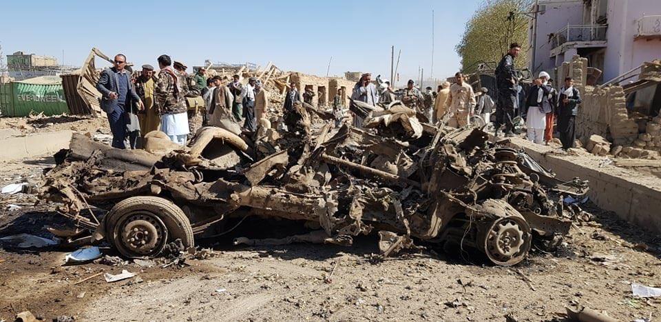Car bombing in Afghanistan kills 12, wounds more than 100