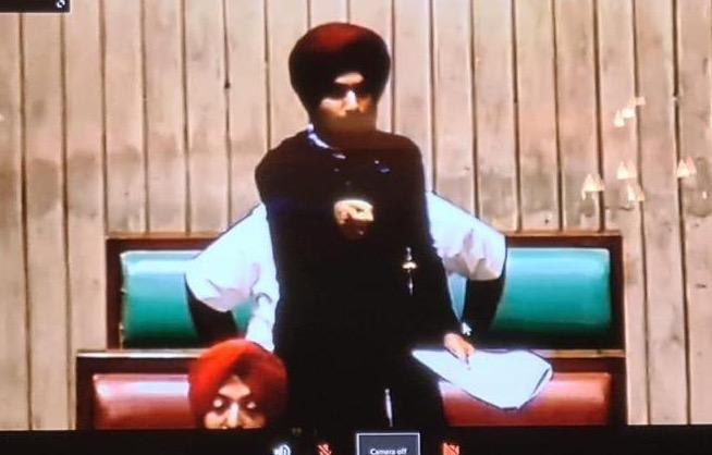 Punjab Vidhan Sabha session's live telecast stops the moment Navjot Sidhu begins his speech