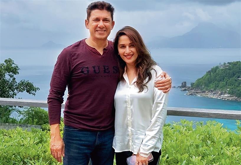 Madhuri Dixit Nene shares pictures with her husband on their 21st marriage anniversary