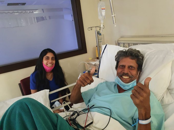 Chetan Sharma shares picture of Kapil Dev, says ‘Pa ji is OK now’