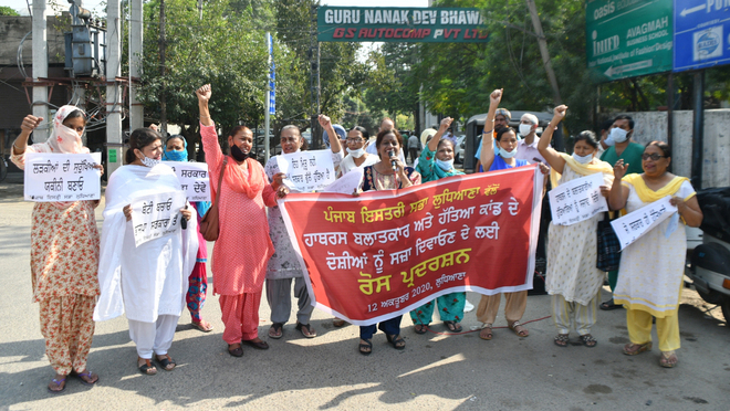 Hathras case: Punjab Istri Sabha demands Yogi’s resignation