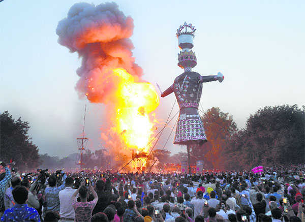 No burning of Ravana effigy by committees this Dasehra