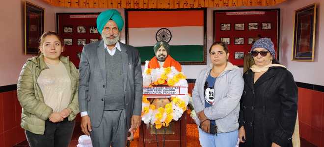 Memorial to 1962 Sino-India War hero Subedar Joginder Singh unveiled at Bum La