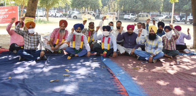 Punjab Agricultural University staff continue  pen-down strike