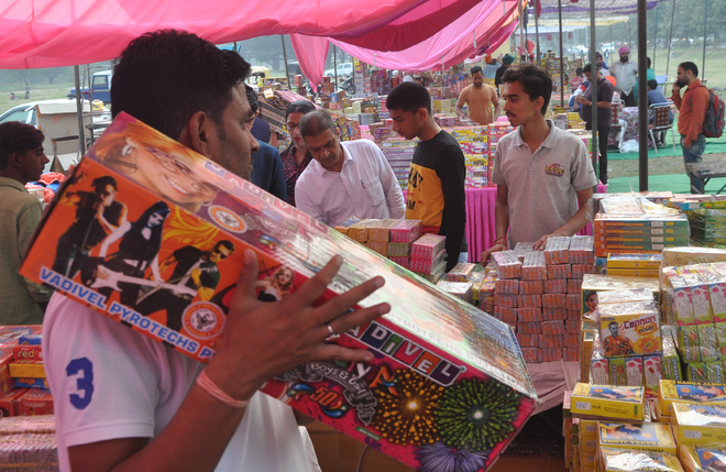 Firecracker traders in Kurali fear 70% dip in sales
