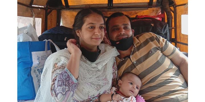Pak couple leaves with happy memories of first child born in India
