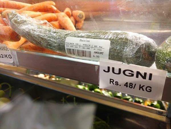 Ludhiana store renames zucchini to 'jugni'; check out hilarious tweet