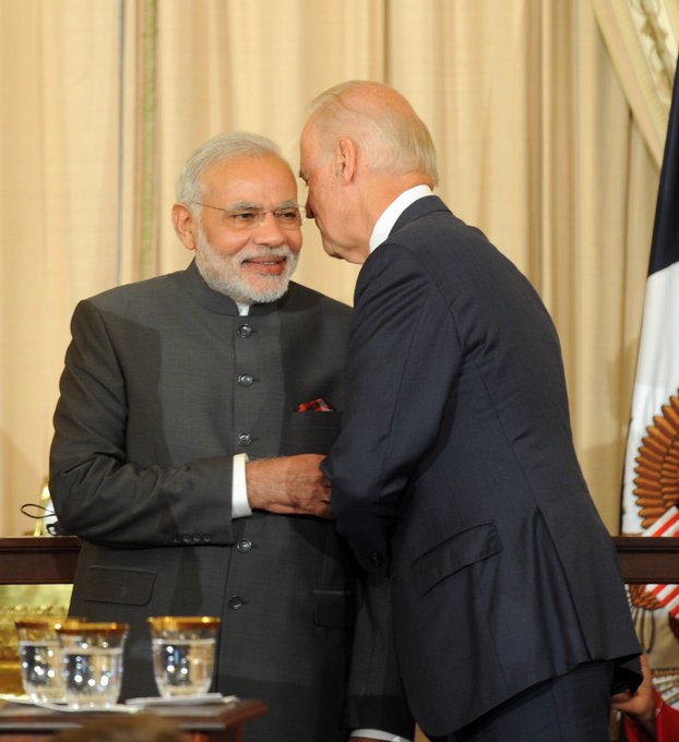 Prime Minister Narendra Modi speaks to US President-elect Biden