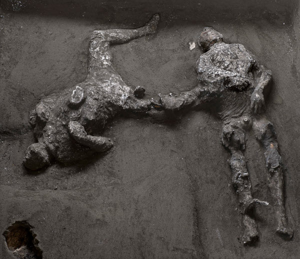 Archaeologists discover remains of 2 Pompeii eruption victims