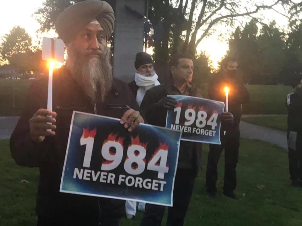 Sikhs in Canada hold vigil to mark 36th anniversary of 1984 Sikh riots
