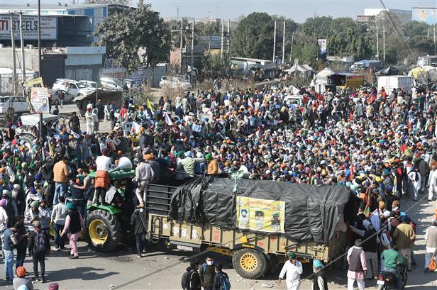 Farmers Protest Tractor Rally