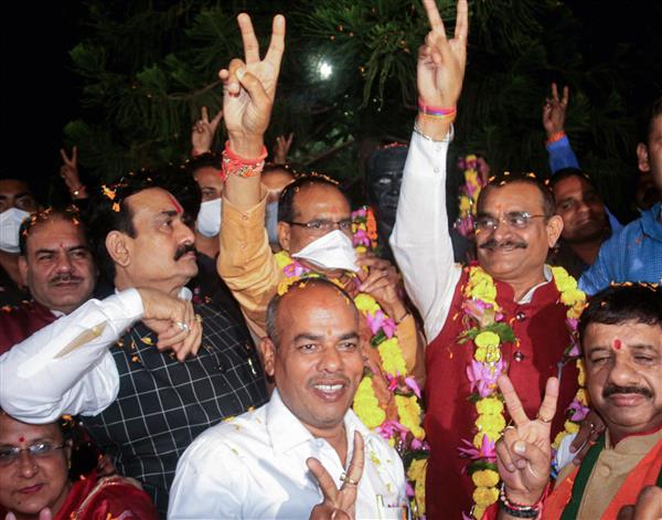 MP bypolls: BJP wins 19 out of 28 seats, Congress bags 9