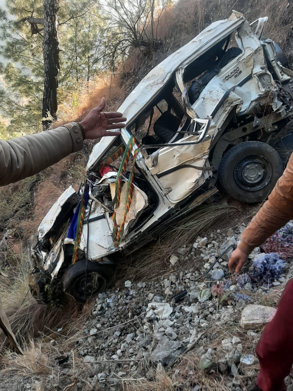 2 killed, 7 injured as vehicle falls off the road in Shimla district