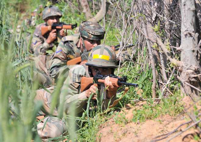 4 security personnel killed, 3 militants gunned down in J-K’s Machil