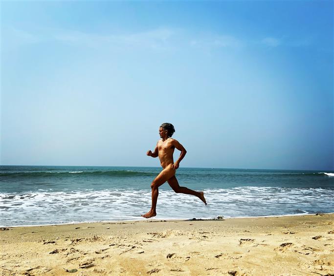 On 55th birthday, Milind Soman runs nude on Goa beach, shares