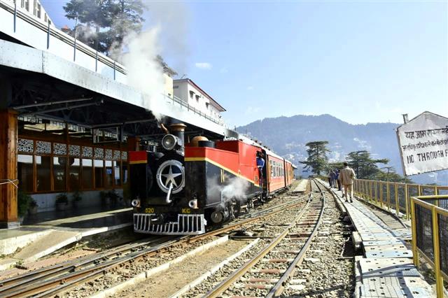 Trial run of 114-year-old heritage steam locomotive engine held in Shimla