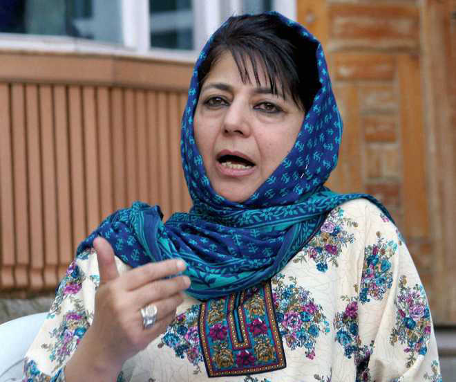 Mehbooba Mufti asks India, Pakistan to rise above political compulsions, initiate dialogue