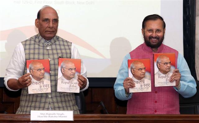Rajnath releases selected speeches of President